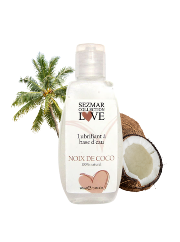 Lubrifiant à base d'eau 100% naturel Noix de Coco 90 ml