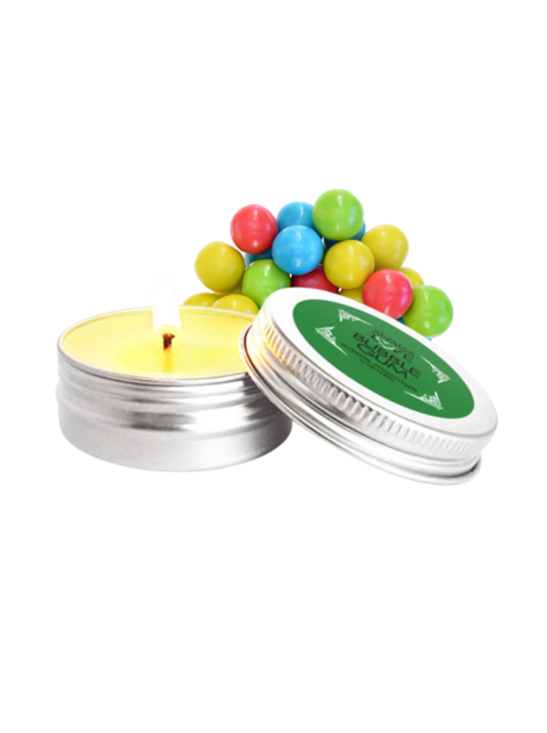 Mini Bougie de massage Bubble Gum 30ml 100% naturelle