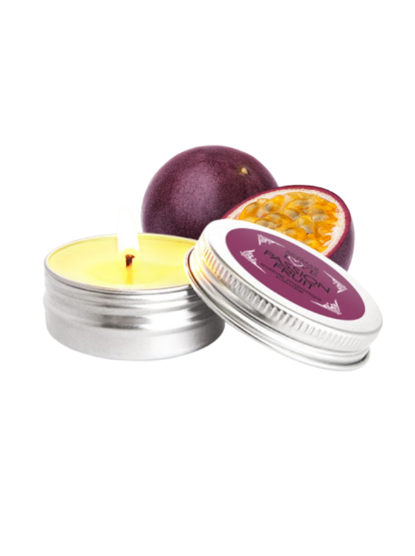 Mini Bougie de massage fruit de la passion 30ml 100% naturelle