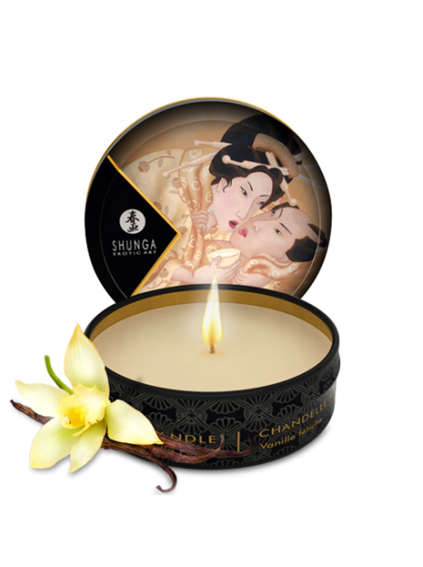 Mini bougie de massage - Désir Vanille