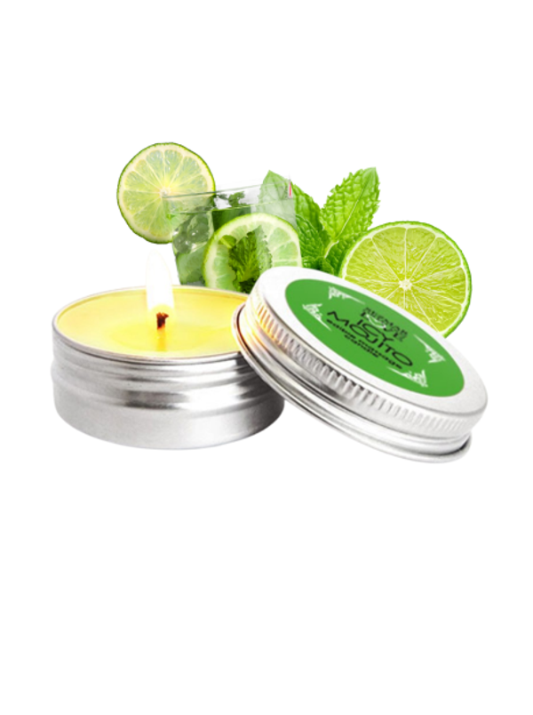 Mini Bougie de massage mojito 30ml 100% naturelle