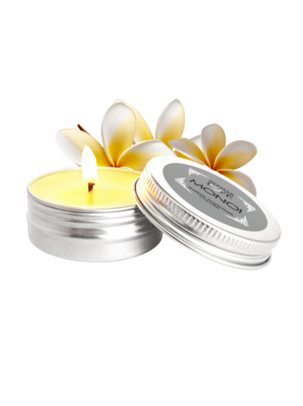 Mini Bougie de massage Monoï 30ml 100% naturelle