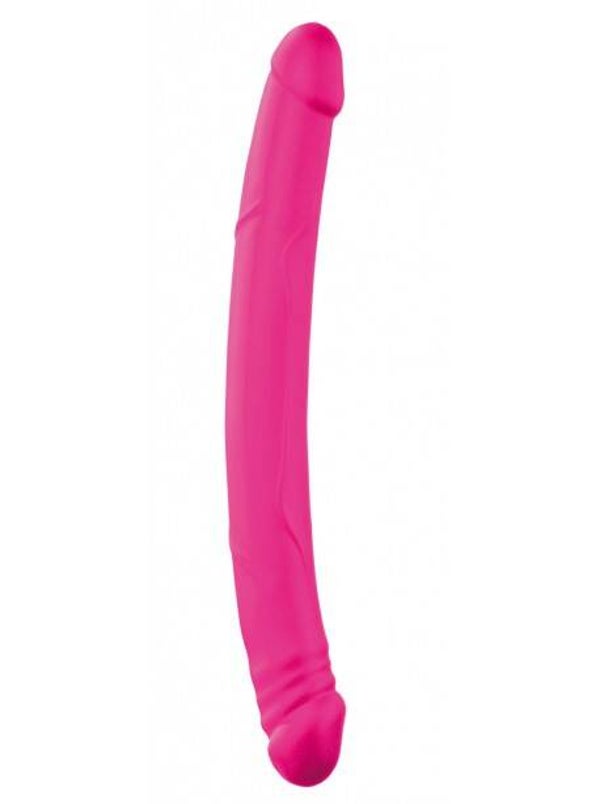 Gode Real Double Do Magenta - Rose