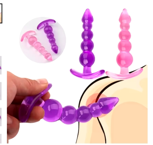 Bouchons anal en Silicone souple
