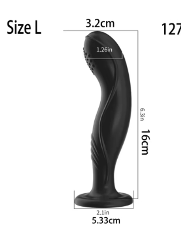 Gode Anal en Silicone 16 cm