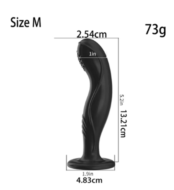 Gode Anal en Silicone 13 cm