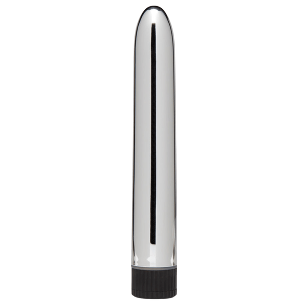 Vibromasseur Classique Argenté 1 dosette de lubrifiant — Pocket Pleasure
