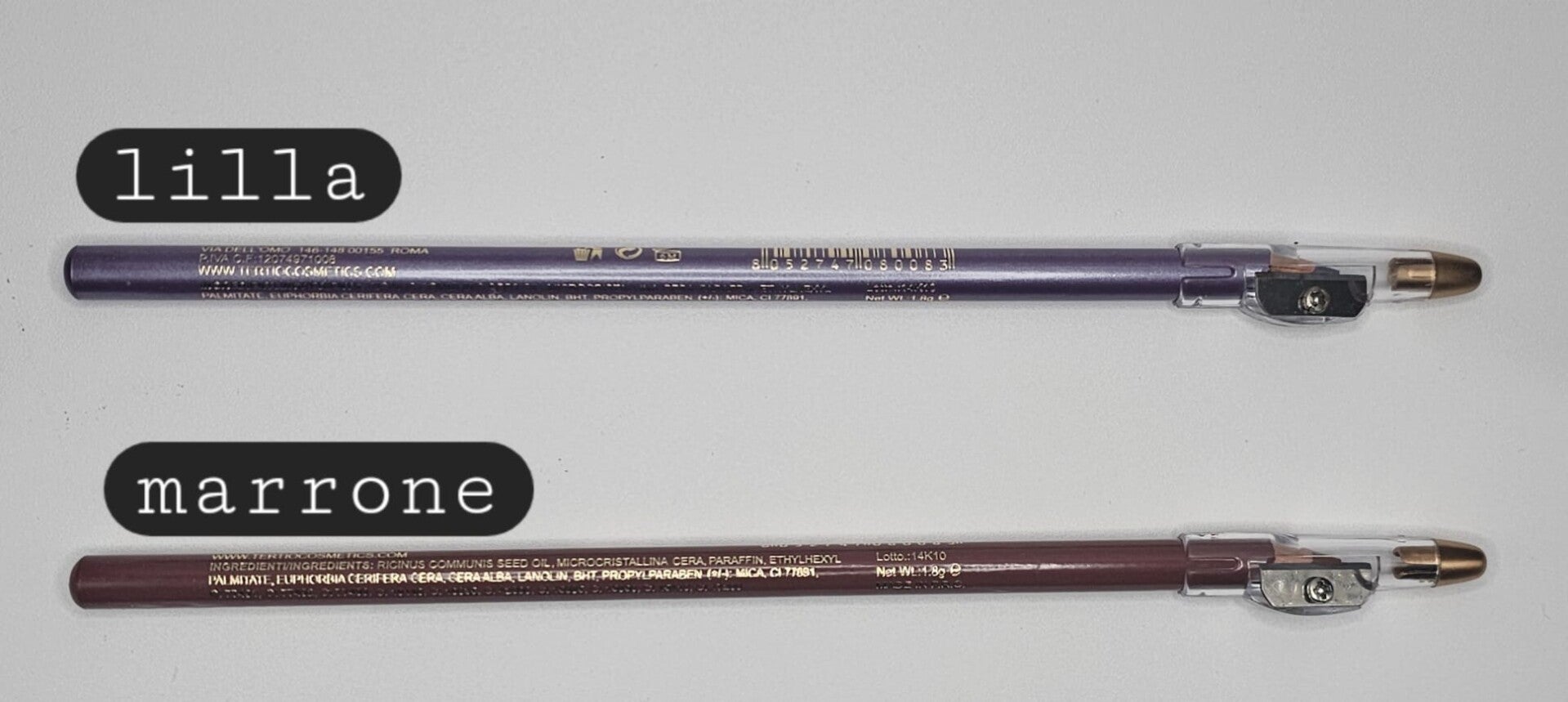 Matita labbra con tappo/temperino