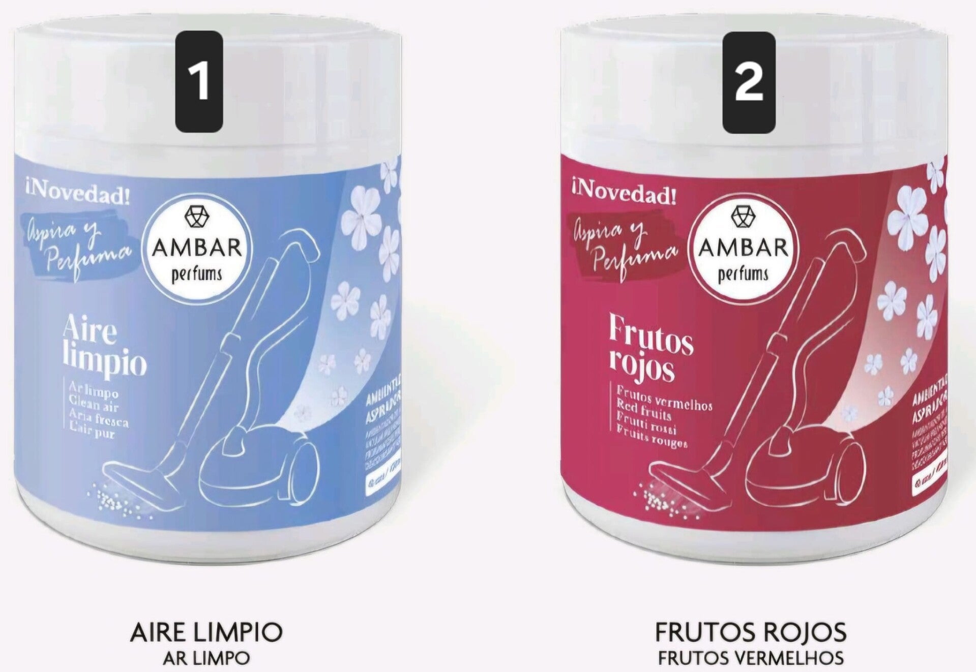 Profumo in grani per aspirapolvere