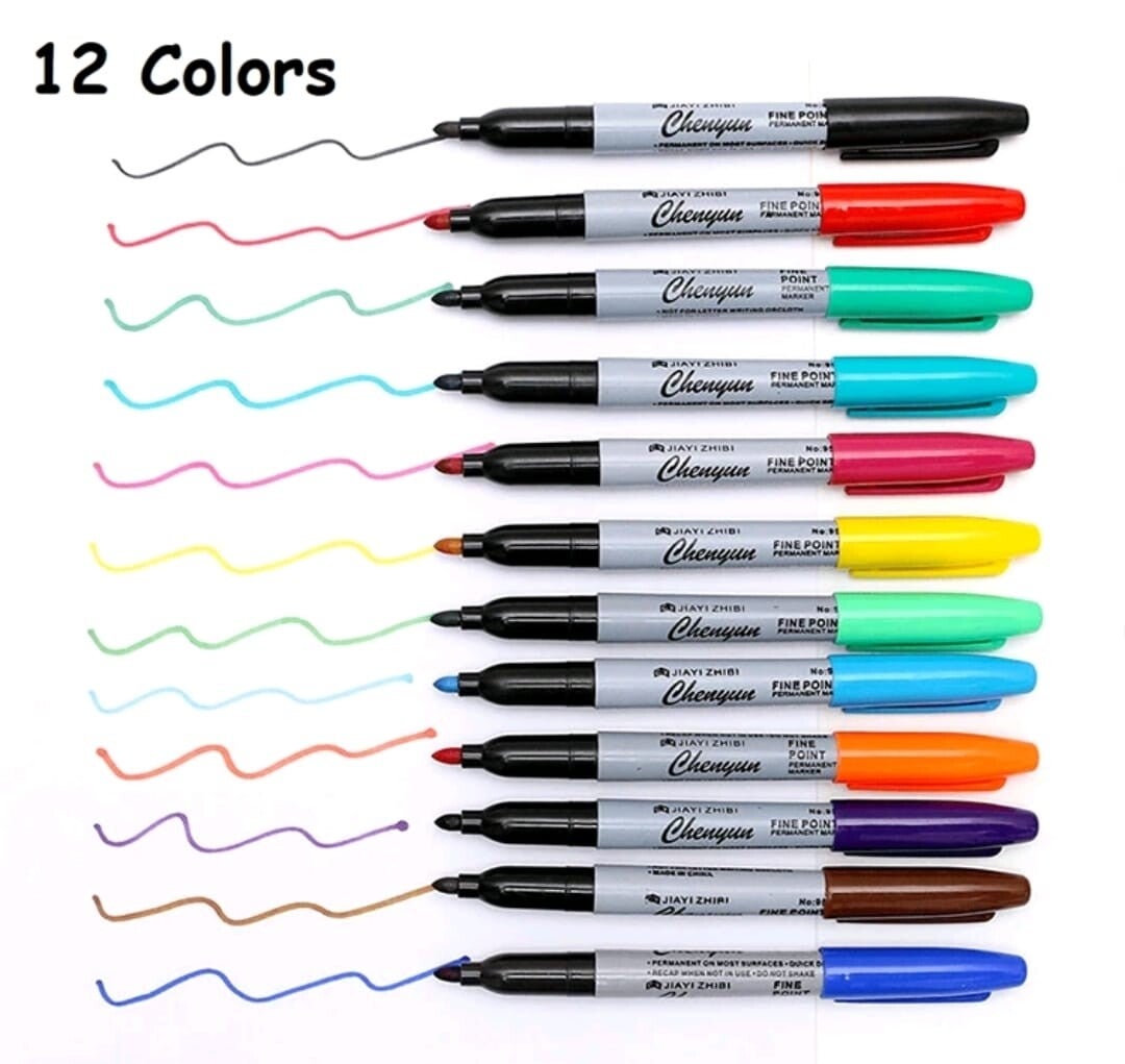 Pennarello indelebile colorato