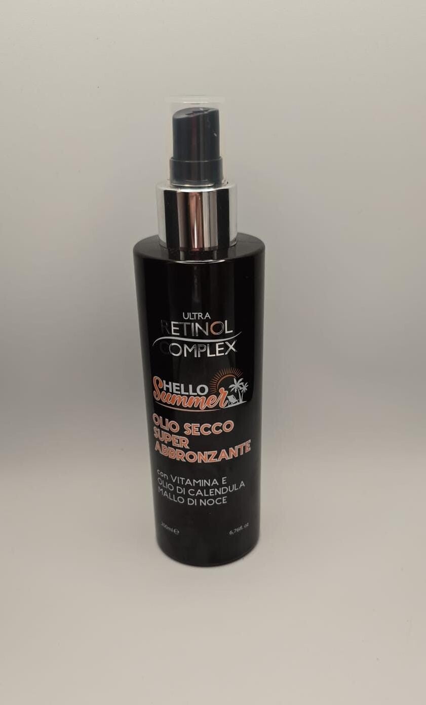 Olio secco super abbronzante