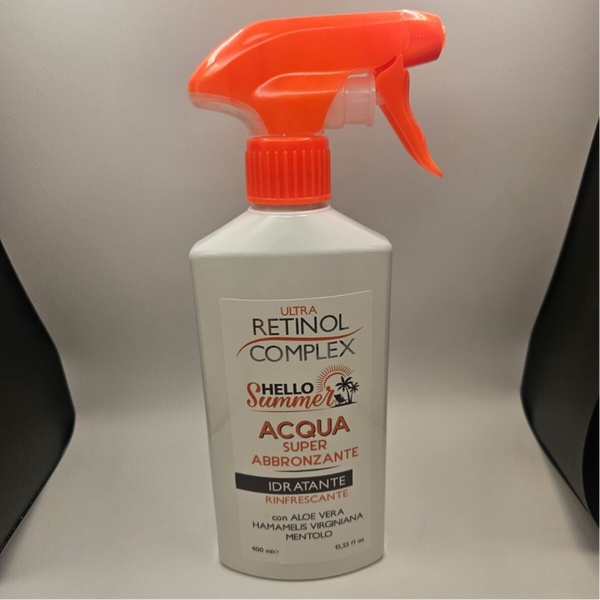 Acqua super abbronzante