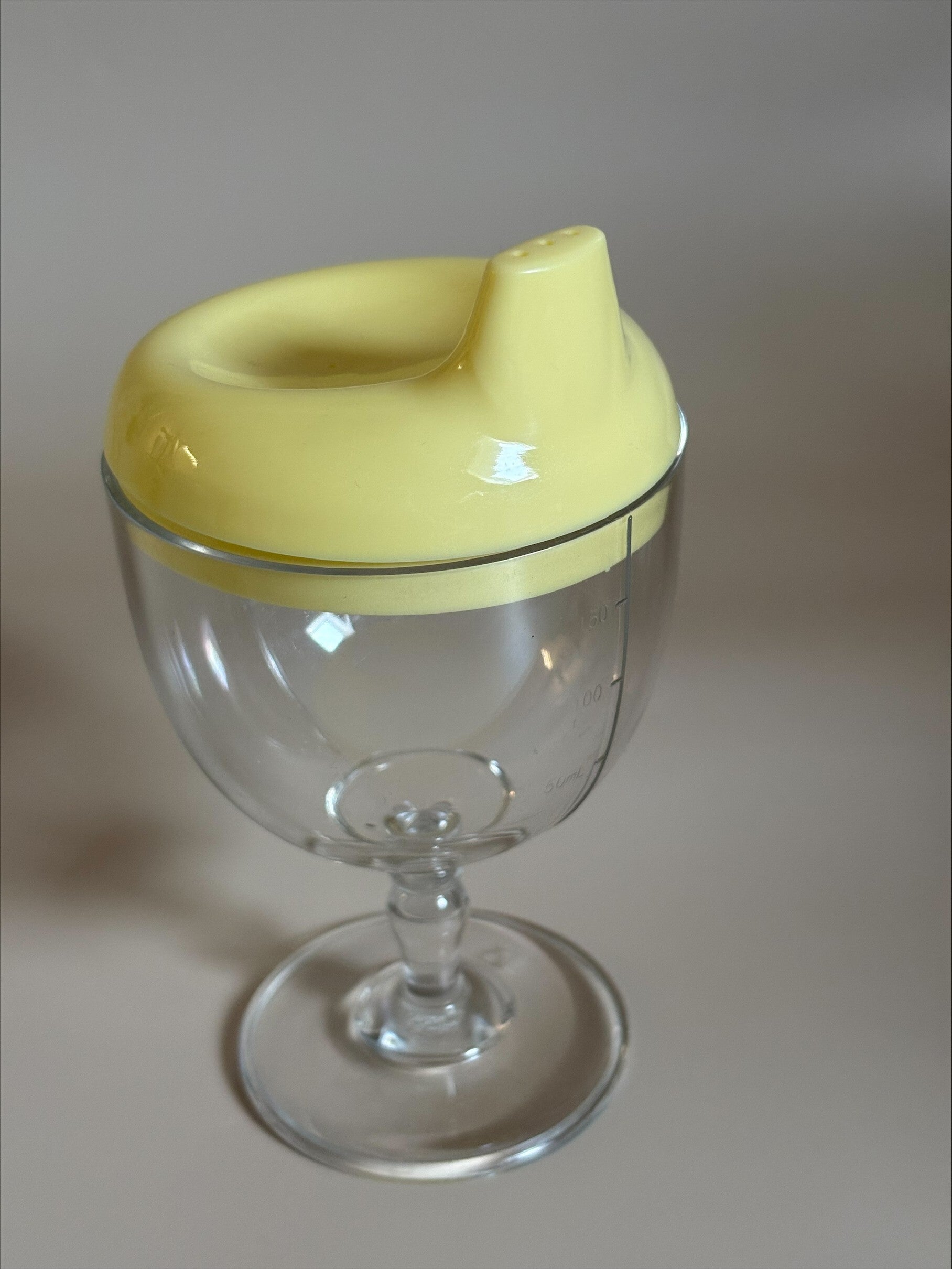 Baby Wijn Glas - Geel