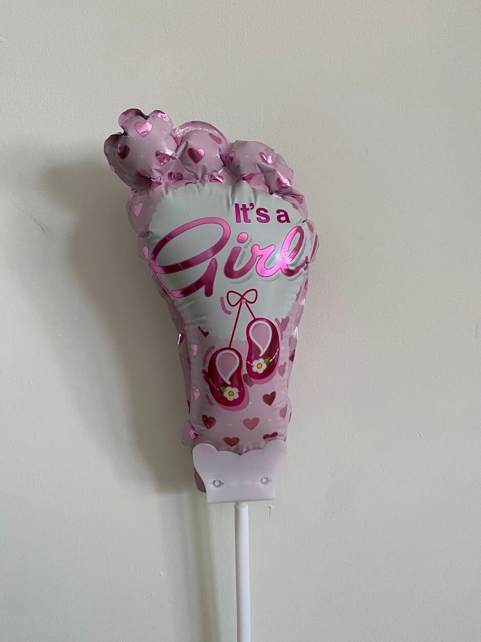 Folie ballon -  Roze voet