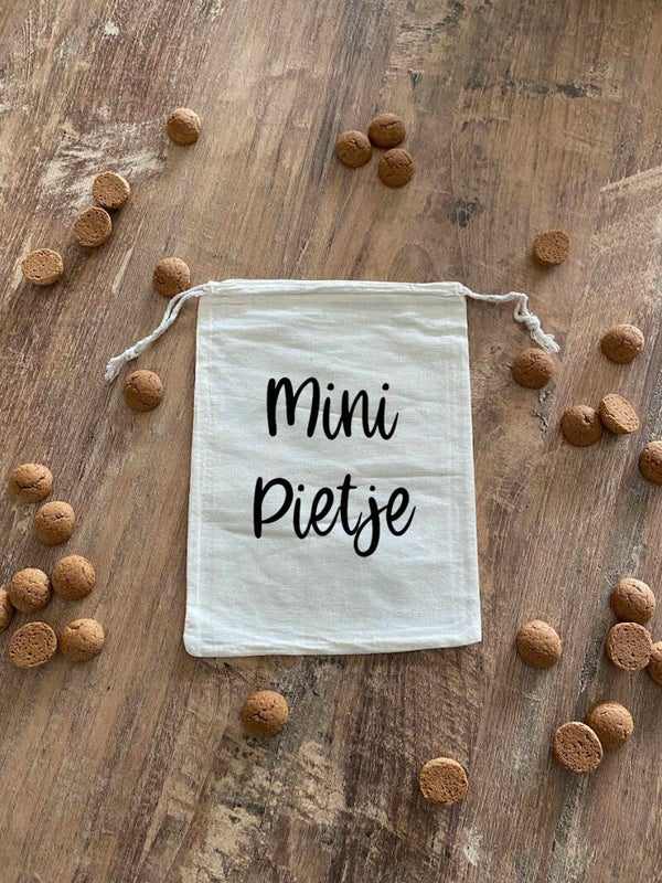 Pepernoten zakje - Mini Pietje