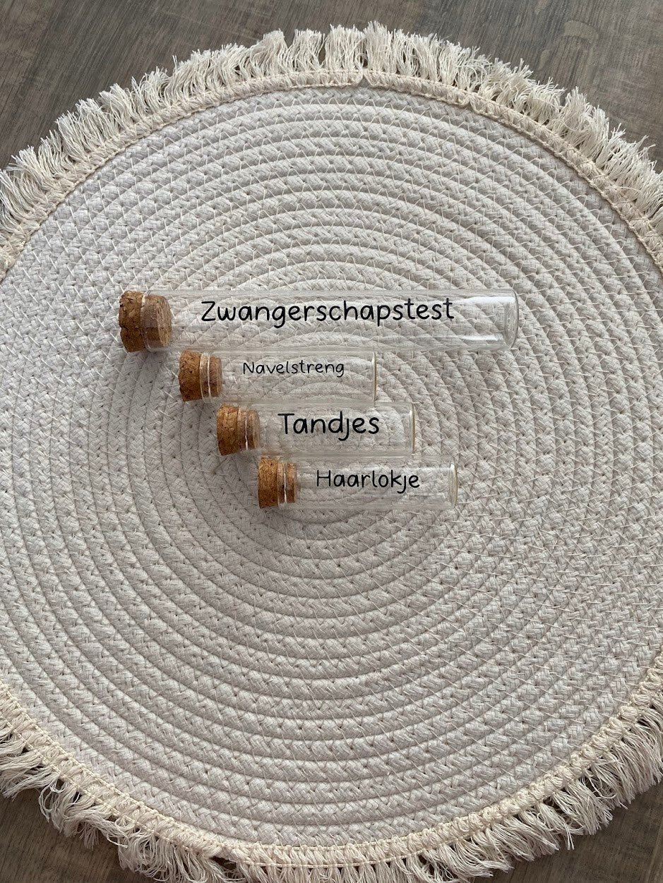 Glazenbuisjes Set van 4