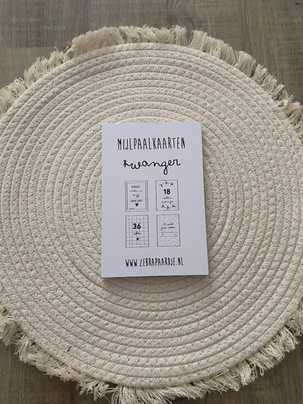 Mijlpaalkaarten Zwangerschap