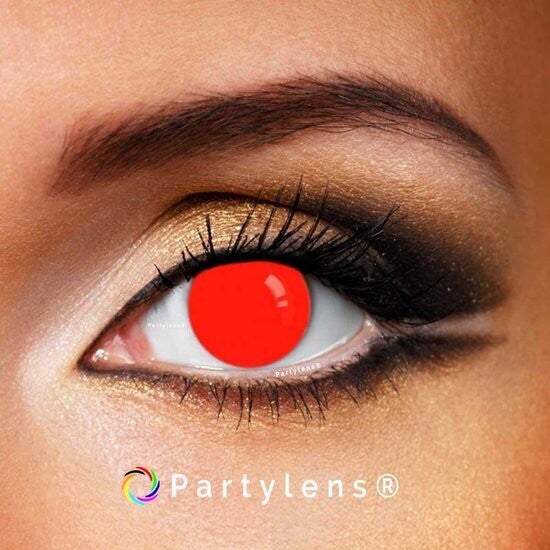 Red Block - kleurlenzen rood Partylens®