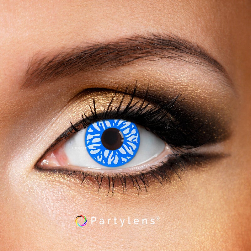 Blue Selene - kleurlenzen blauw Partylens®