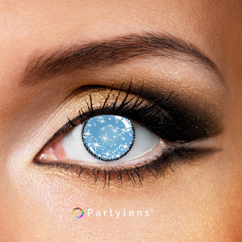 Coral Blue  - kleurlenzen blauw Partylens®