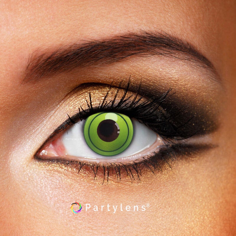 Green Jungle- kleurlenzen groen zwart Partylens®