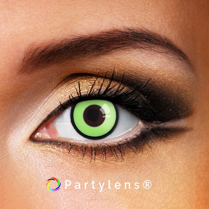 Green Manson - kleurlenzen groen zwart Partylens®