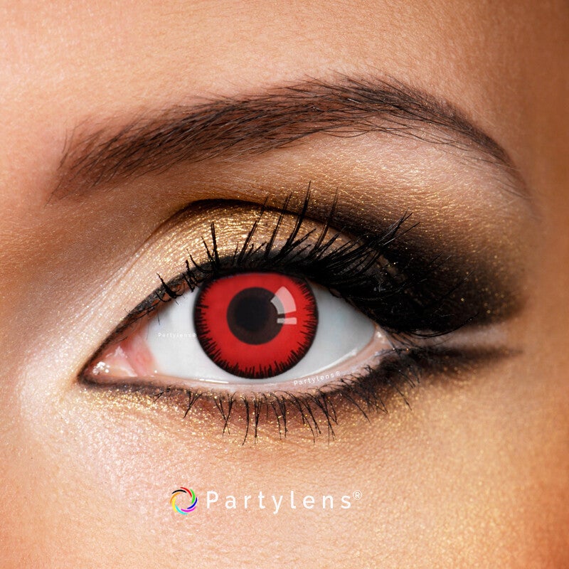 Magic Red - kleurlenzen rood Partylens®
