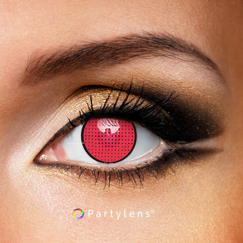 Mesh Pink Manson - kleurlenzen roze Partylens®