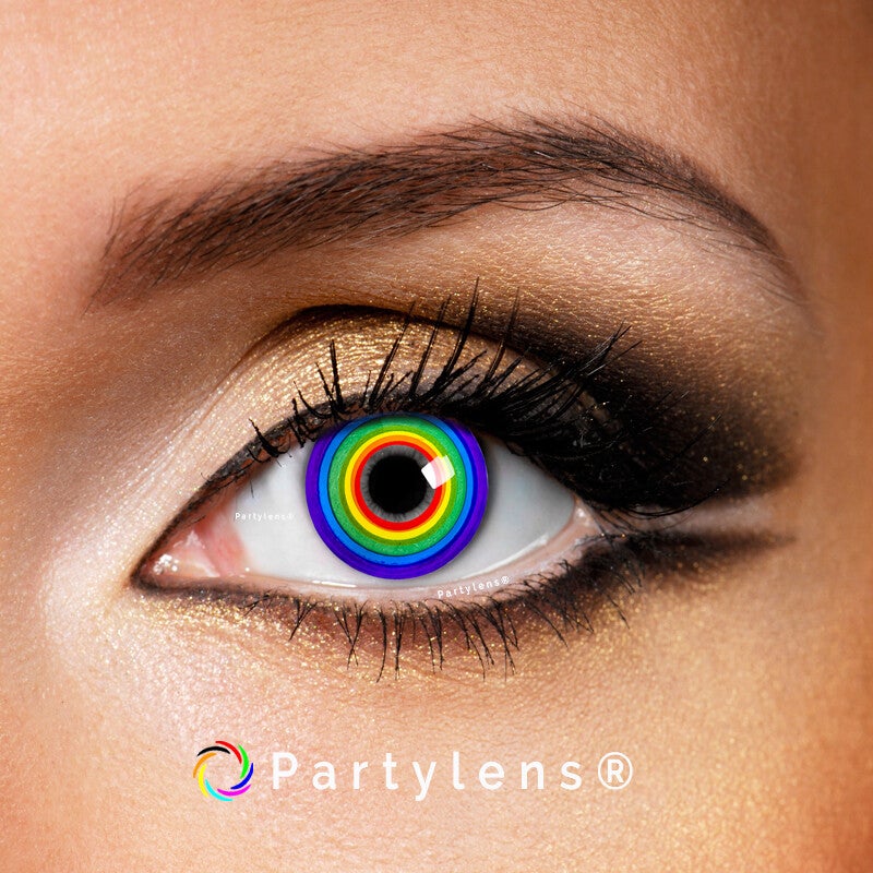Rainbow  - kleurlenzen multi Partylens®