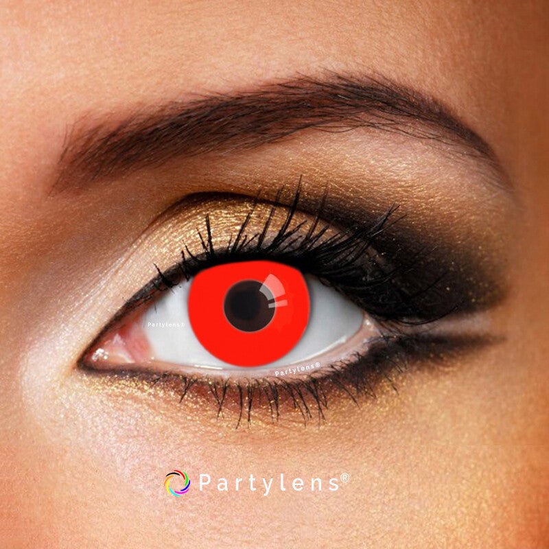Red Out - kleurlenzen rood Partylens®