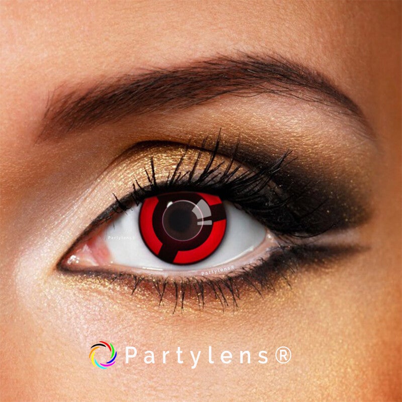 Sharingan Uchiha Izuna - kleurlenzen rood Partylens®