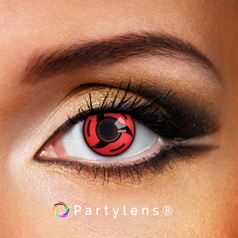 Sharingan Naruto Itachi   - kleurlenzen rood zwart Partylens®