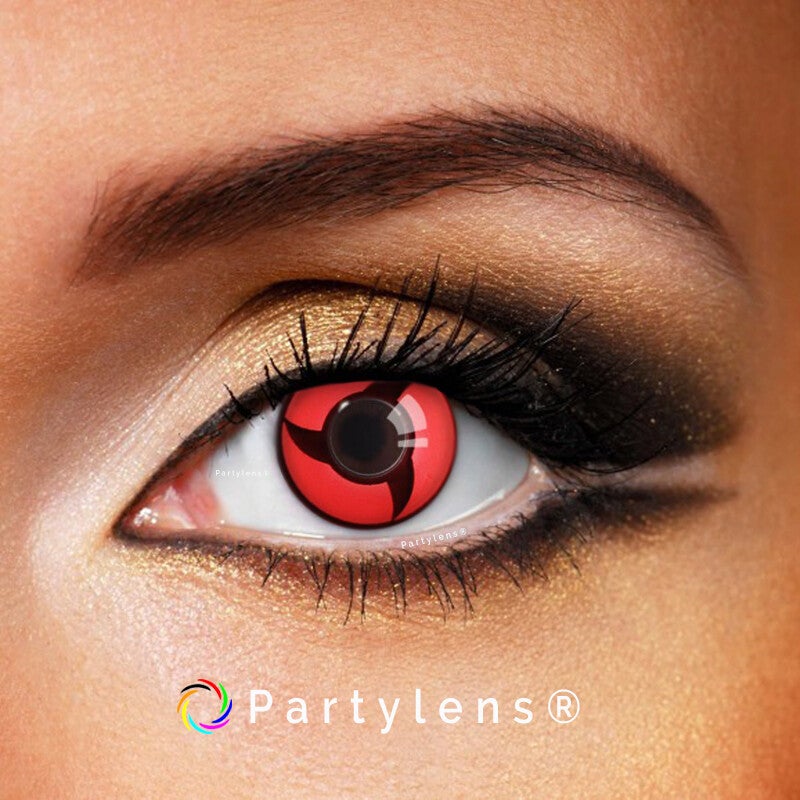 Sharingan Itachi  - kleurlenzen rood zwart Partylens®
