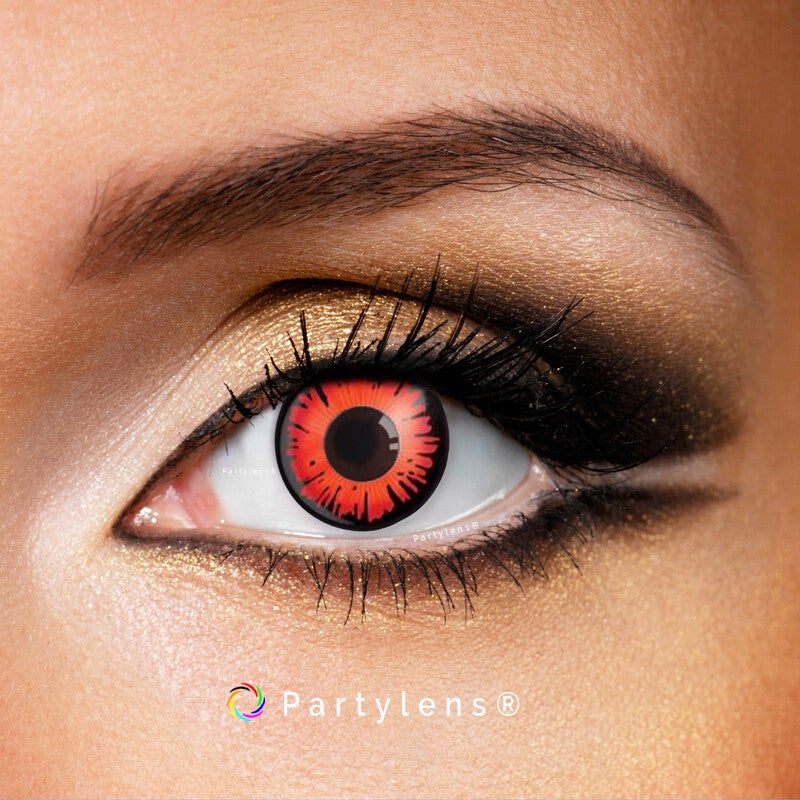 Twilight Bella - kleurlenzen rood Partylens®