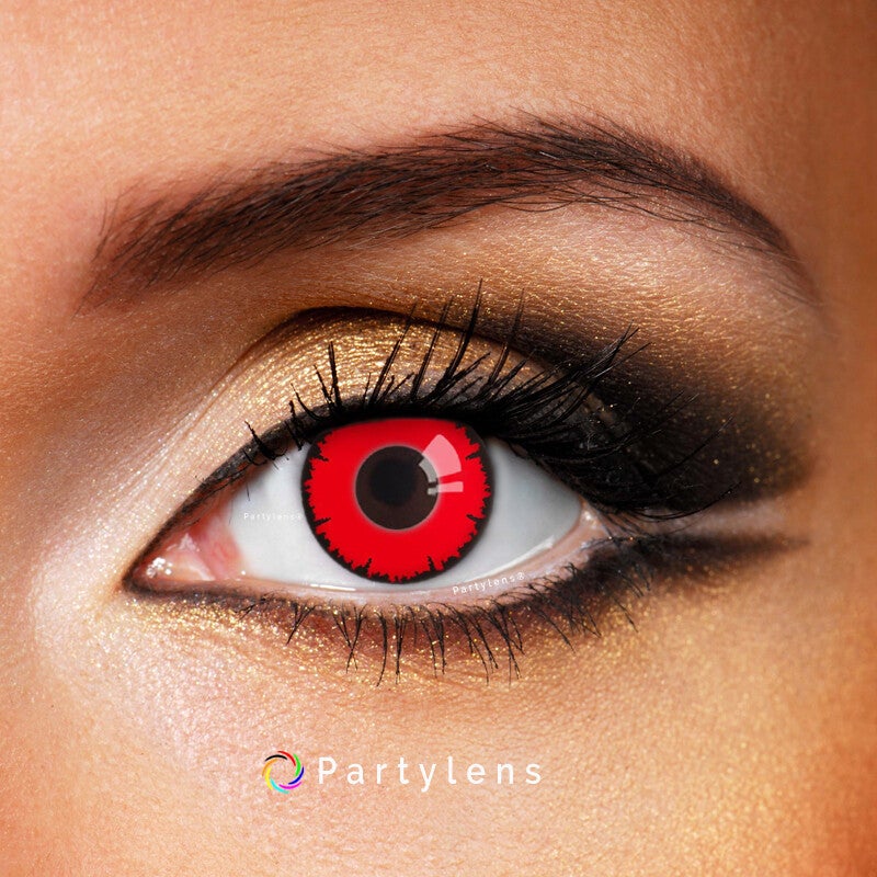 Twilight Dawn  - kleurlenzen rood Partylens®