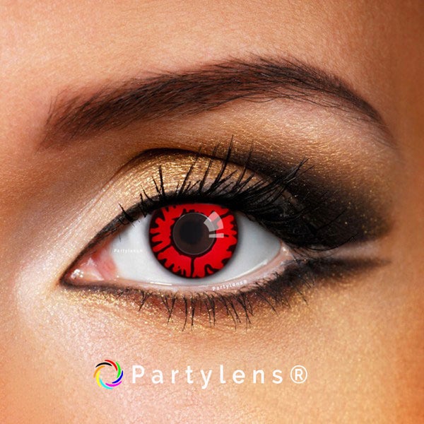 Twilight Volturi Vampire - kleurlenzen rood Partylens®