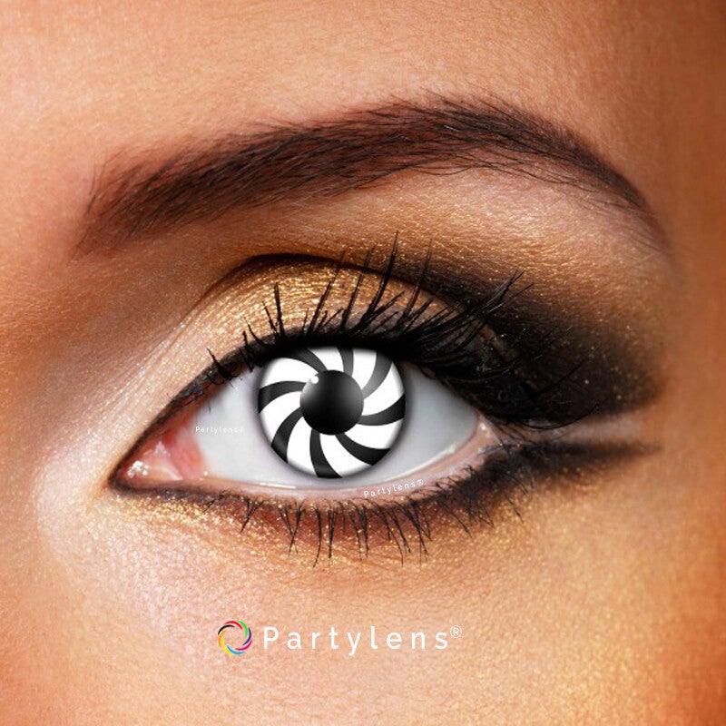 Zoom In - kleurlenzen zwart wit Partylens®