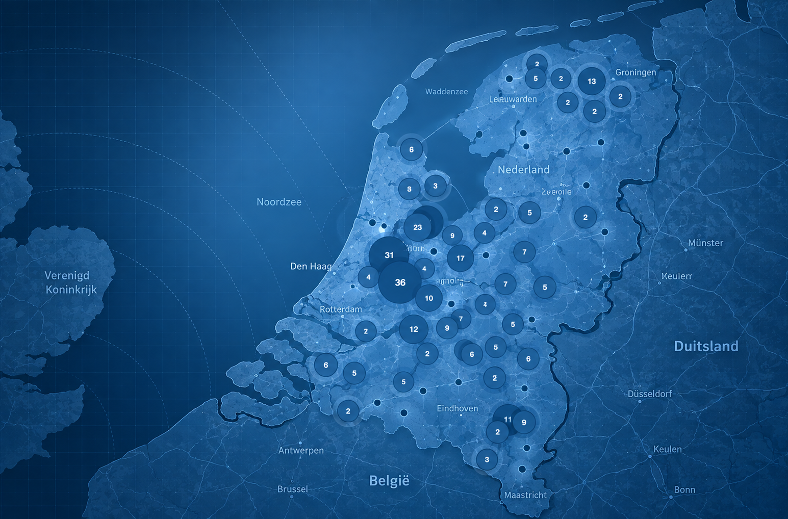 Interactieve kaart met ruim 400 cold cases in Nederland