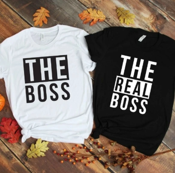 The Boss / The Real Boss Matching T-Shirts