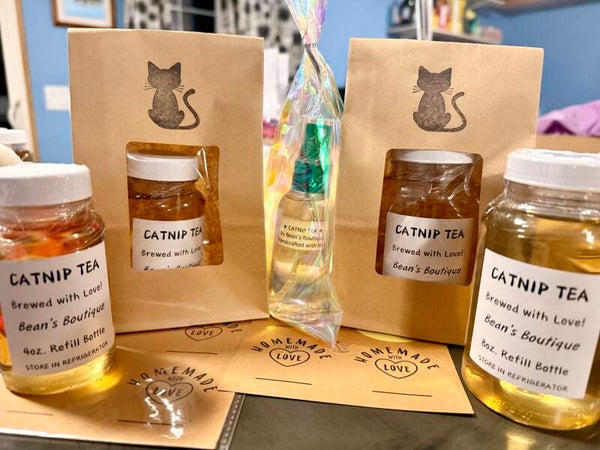 Homemade Catnip Tea 🫖
