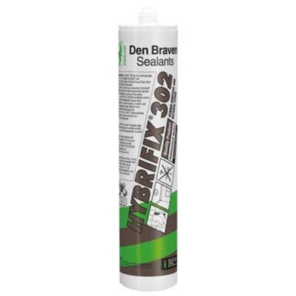 Den Braven Hybrifix 302 Zwart 290Ml