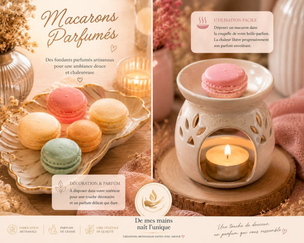 Macaron fondant parfumé ✨️