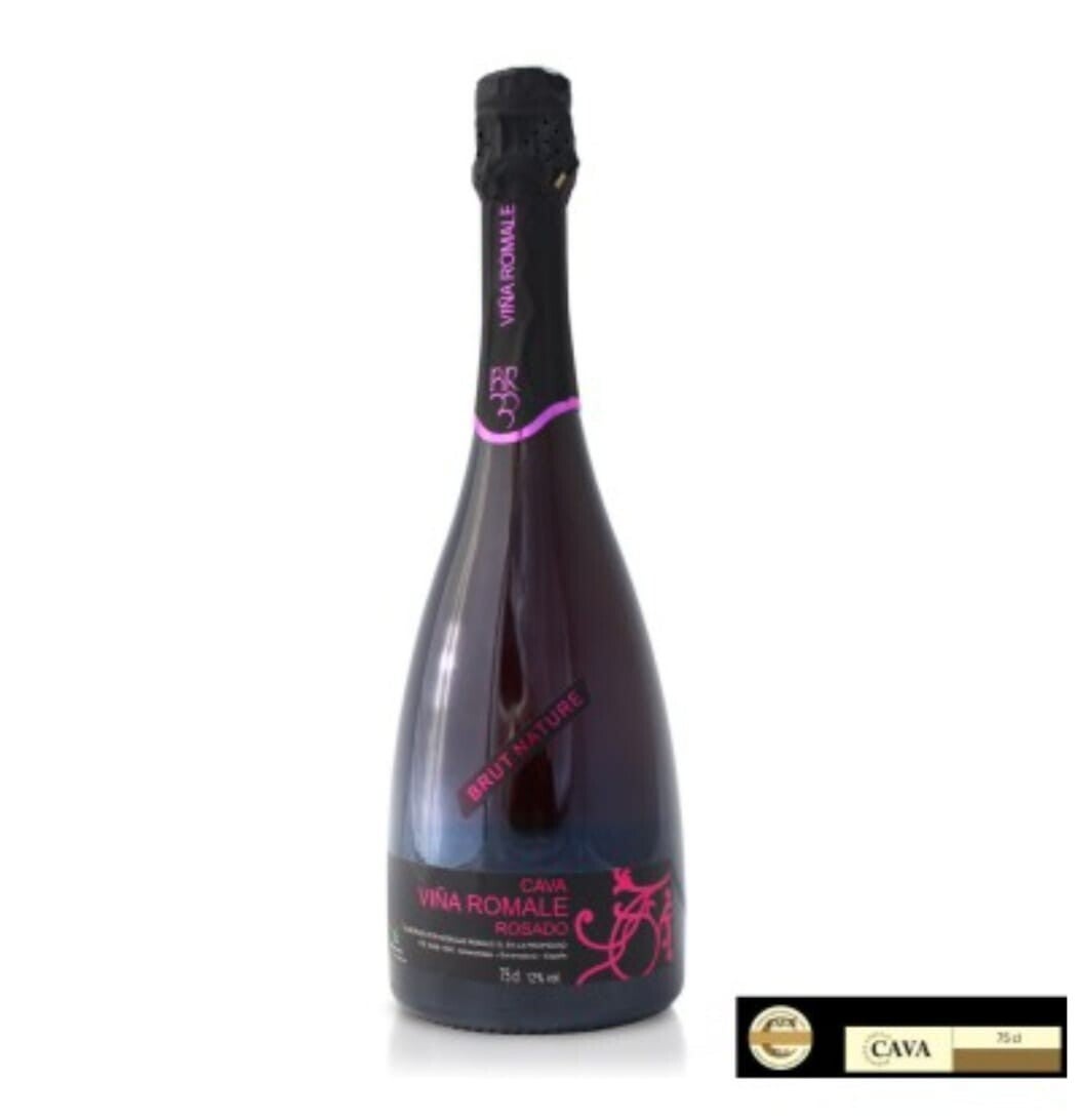 Cava Brut Nature Rosado Romale caja 6 botellas 75cl