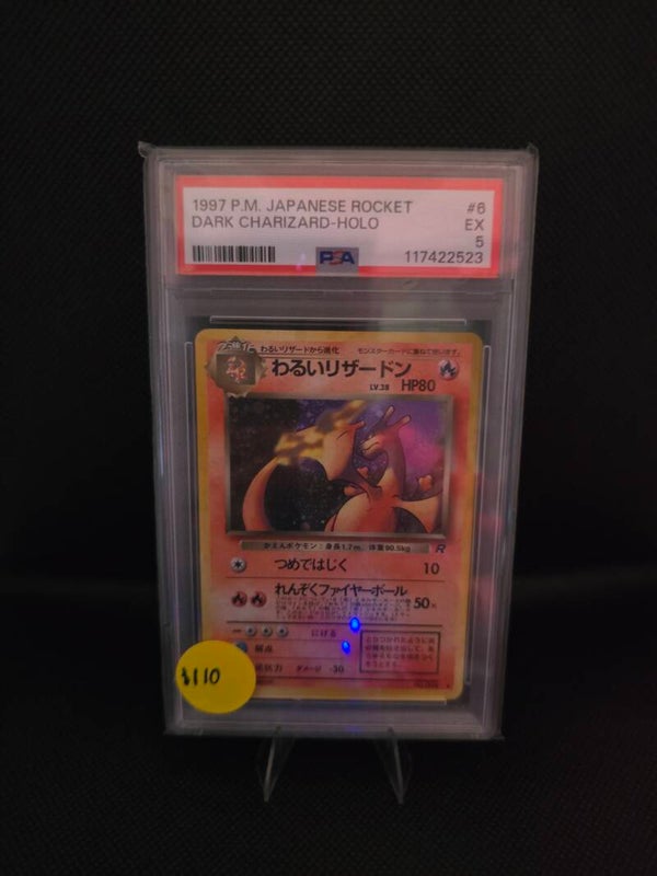 Dark Charizard  PSA 5 Slab
