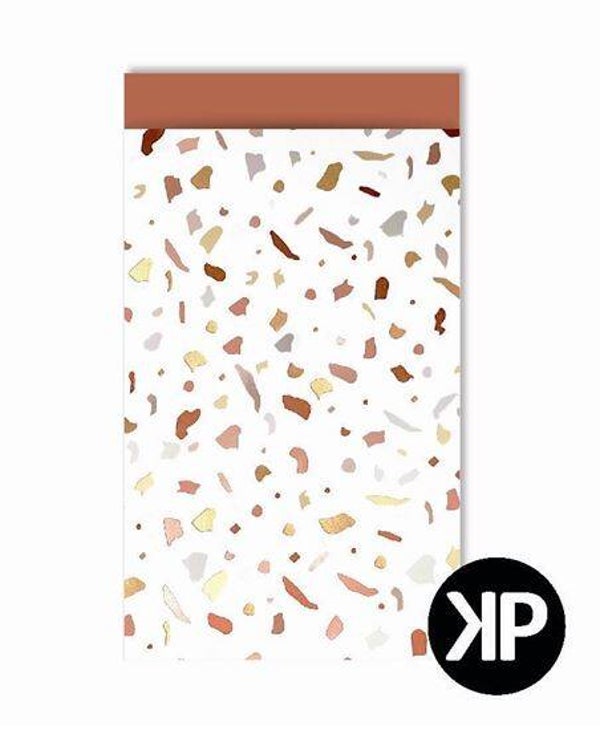 Dots rosé zakje 12 x 19 - 5 stuks