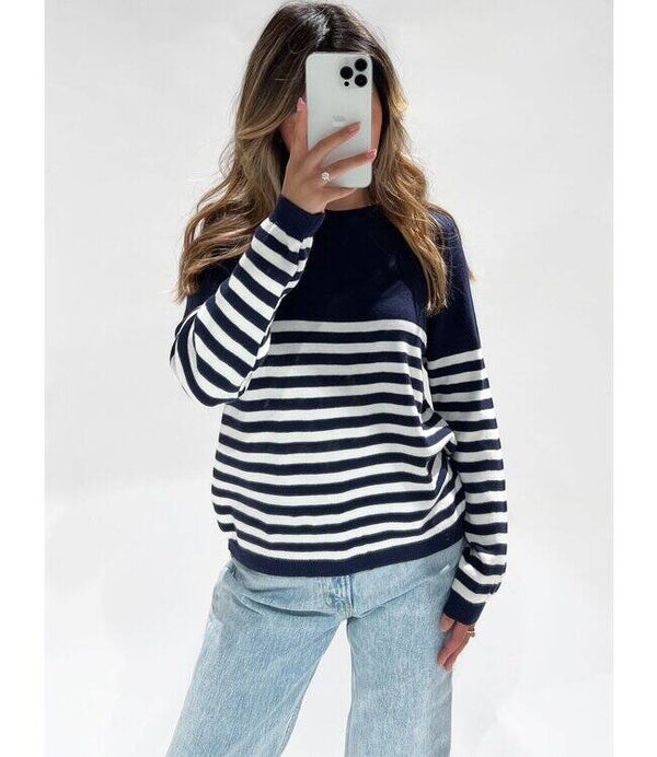 Stockholm sweater ★ navy white