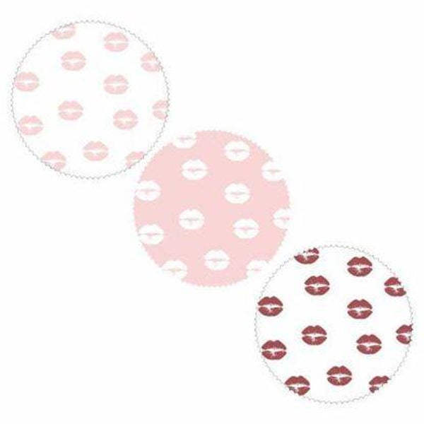 Kusjes sluitstickers! Per 5 stuks