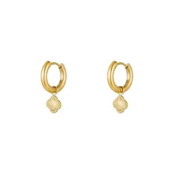 Oorbellen “good luck” - goud