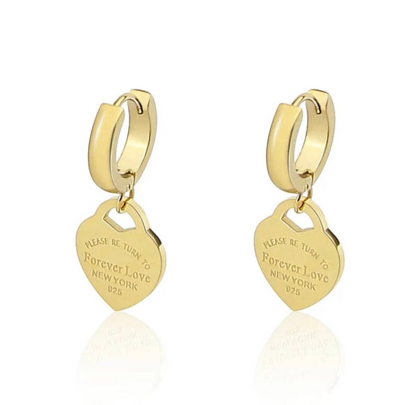 Oorbellen “forever love” - goud