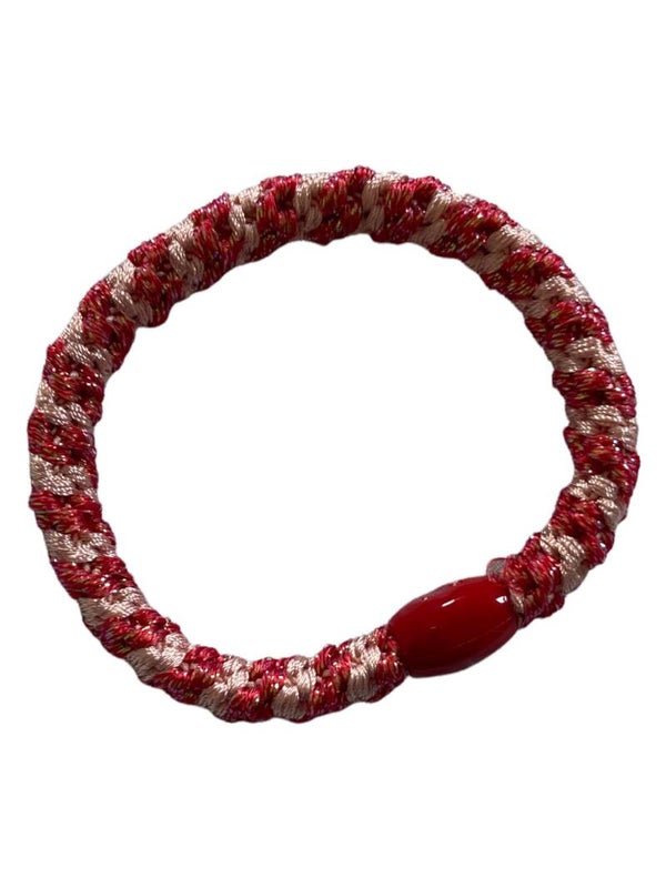 Knekki dupe pink red glitter mix - 1 stuk